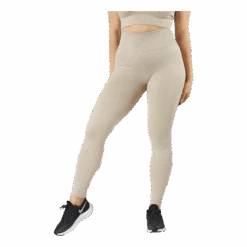 Rib Seamless Tights Mushroom