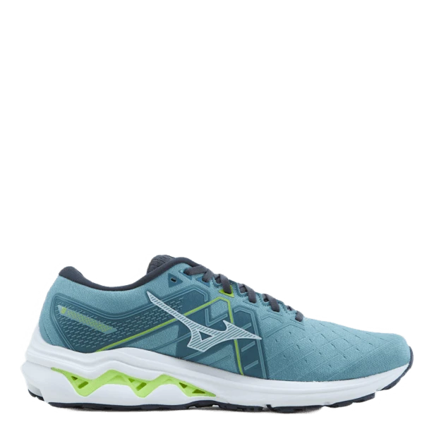 Mizuno Wave Inspire 18 Smoke Blue/white/neon Flame 5 Mizuno Wave Inspire 18 Smoke Blue/white/neon Flame - Image 3