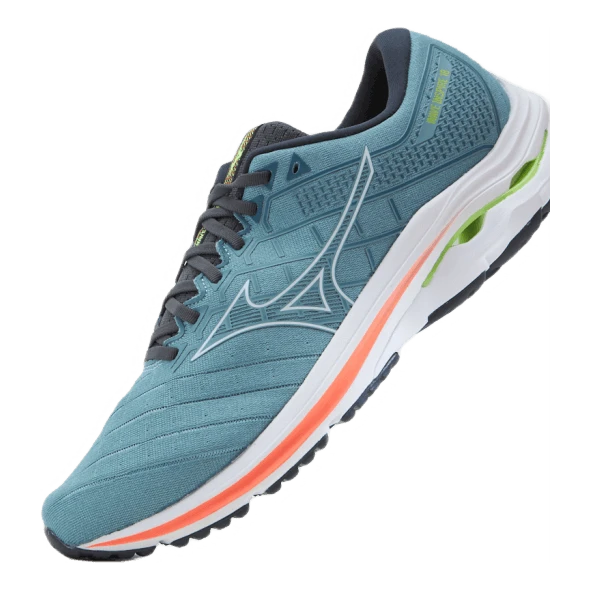 Mizuno Wave Inspire 18 Smoke Blue/white/neon Flame 7 Mizuno Wave Inspire 18 Smoke Blue/white/neon Flame - Image 5