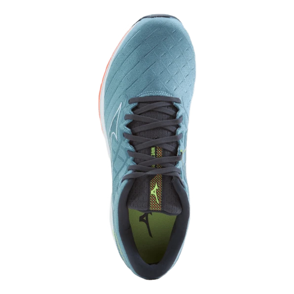 Mizuno Wave Inspire 18 Smoke Blue/white/neon Flame 8 Mizuno Wave Inspire 18 Smoke Blue/white/neon Flame - Image 6