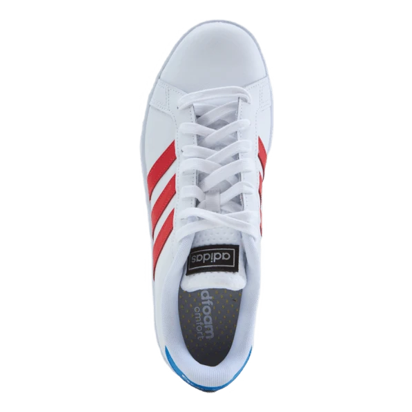 ADIDAS Grand Court Cloud White/vivid Red/blue Rus 7 ADIDAS Grand Court Cloud White/vivid Red/blue Rus - Image 5