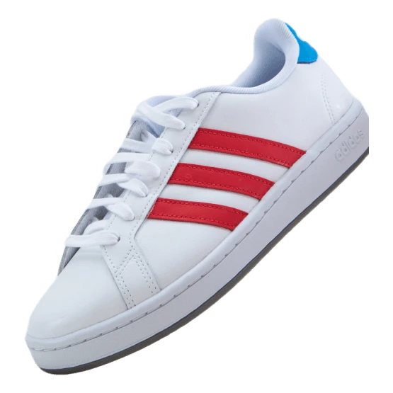 ADIDAS Grand Court Cloud White/vivid Red/blue Rus 8 ADIDAS Grand Court Cloud White/vivid Red/blue Rus - Image 6