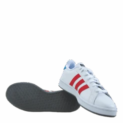 ADIDAS Grand Court Cloud White/vivid Red/blue Rus 15 ADIDAS Grand Court Cloud White/vivid Red/blue Rus -BJØRN BORG kauppa 60612 62 007