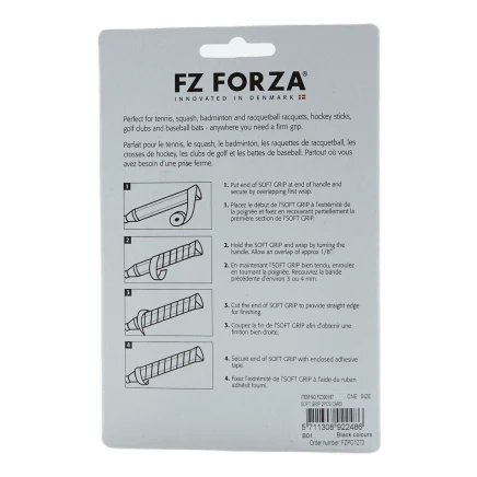 FZ FORZA Soft Grip 2pcs. Card Black 4 FZ FORZA Soft Grip 2pcs. Card Black - Image 2