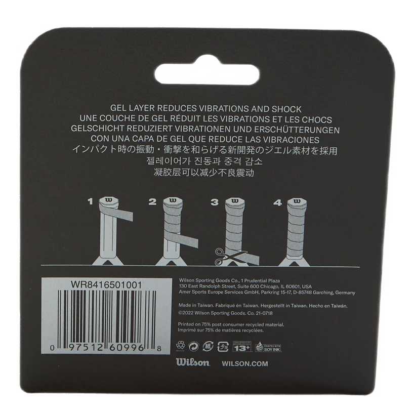 Wilson Shock Shield Hyb Padel Black 4 Wilson Shock Shield Hyb Padel Black - Image 2