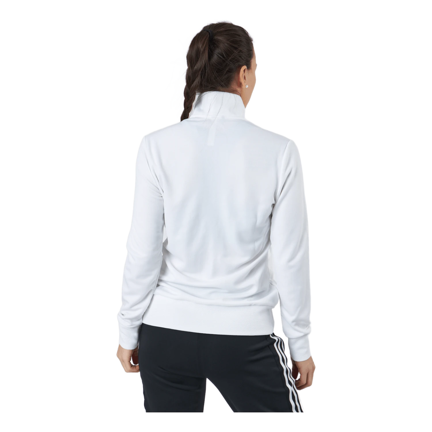 ADIDAS Textured Full-Zip Jacket White 5 ADIDAS Textured Full-Zip Jacket White - Image 3