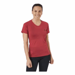 Salomon Cross Rebel Ss Tee W Earth Red