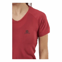 Salomon Cross Rebel Ss Tee W Earth Red -BJØRN BORG kauppa 60654 58 004
