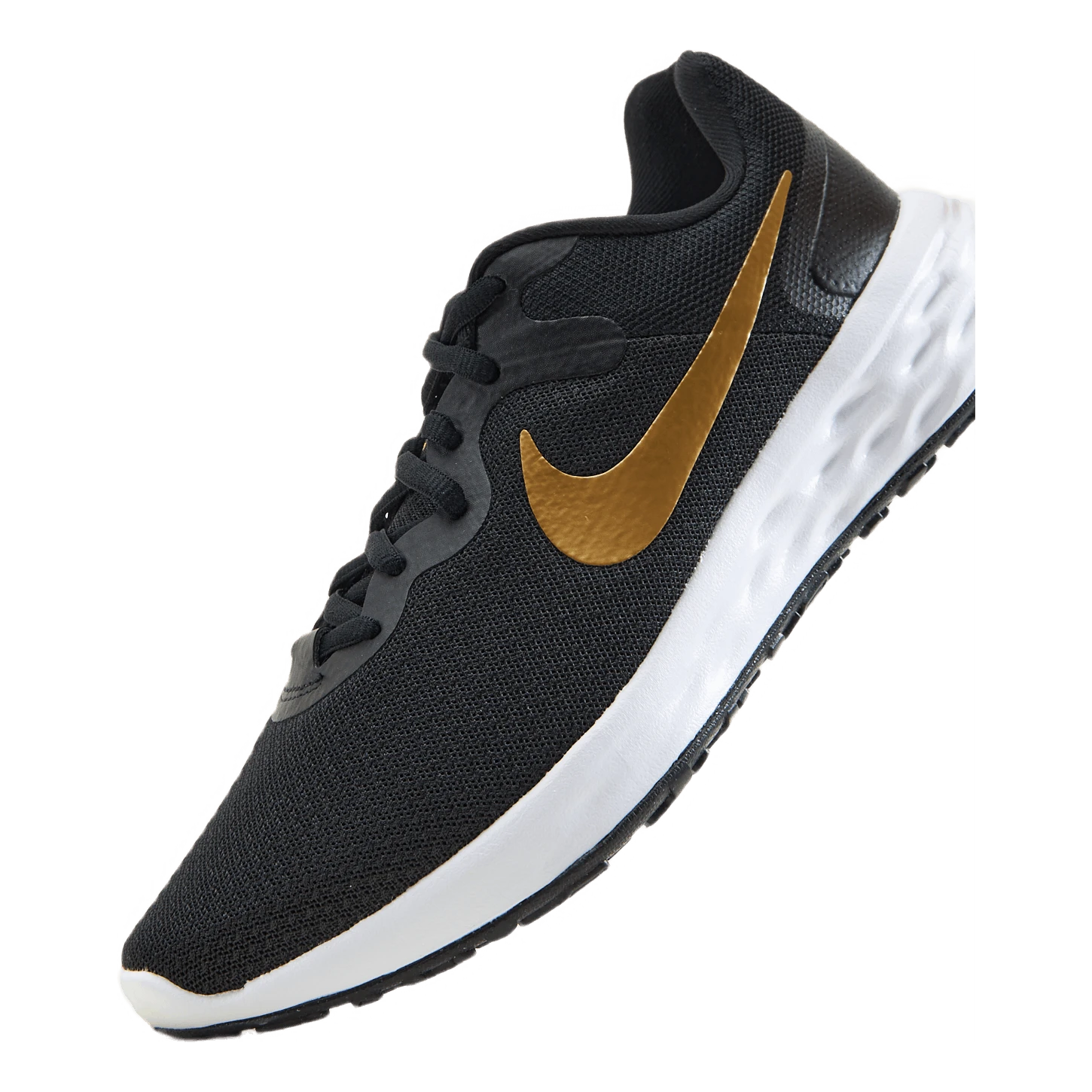 Nike Revolution 6 Next Nature Black/metallic Gold-white 8 Nike Revolution 6 Next Nature Black/metallic Gold-white - Image 6