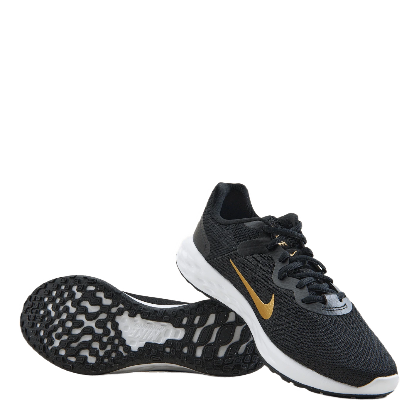 Nike Revolution 6 Next Nature Black/metallic Gold-white 9 Nike Revolution 6 Next Nature Black/metallic Gold-white - Image 7