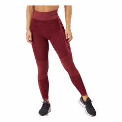 Hummel Hmlclea Seamless Mid Waist Tig Cabernet/apple Butter Melange