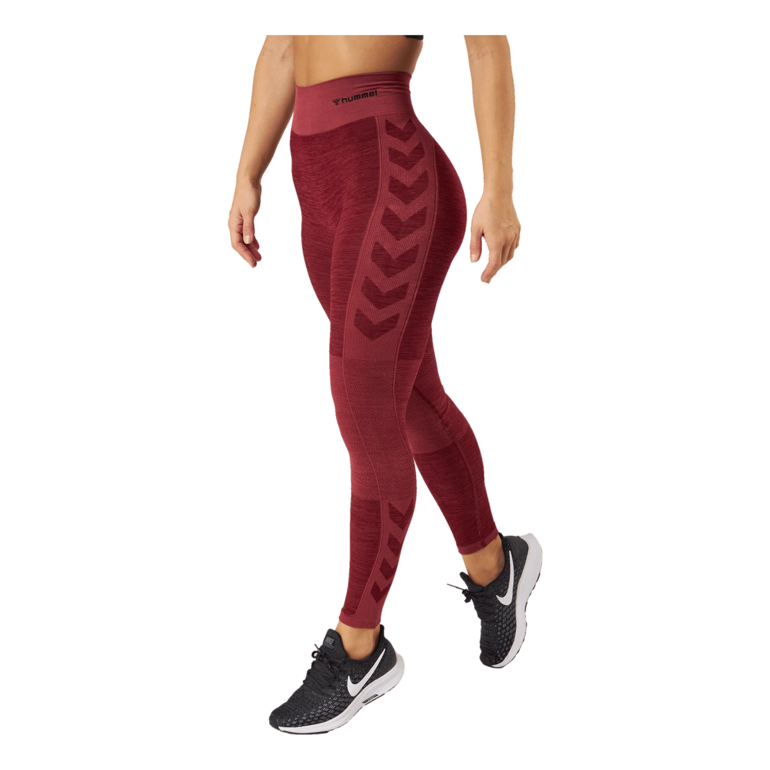 Hummel Hmlclea Seamless Mid Waist Tig Cabernet/apple Butter Melange 4 Hummel Hmlclea Seamless Mid Waist Tig Cabernet/apple Butter Melange - Image 2