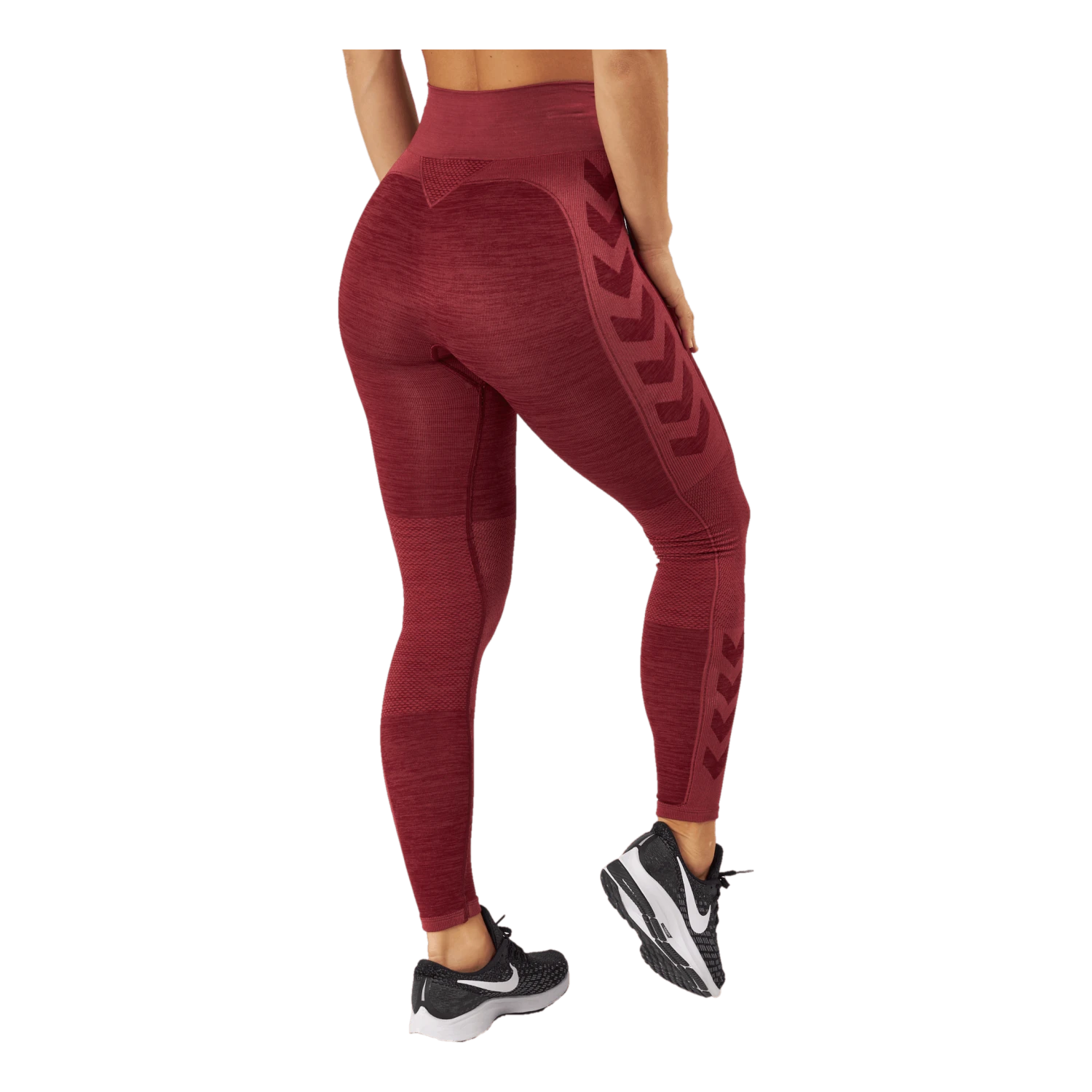 Hummel Hmlclea Seamless Mid Waist Tig Cabernet/apple Butter Melange 5 Hummel Hmlclea Seamless Mid Waist Tig Cabernet/apple Butter Melange - Image 3
