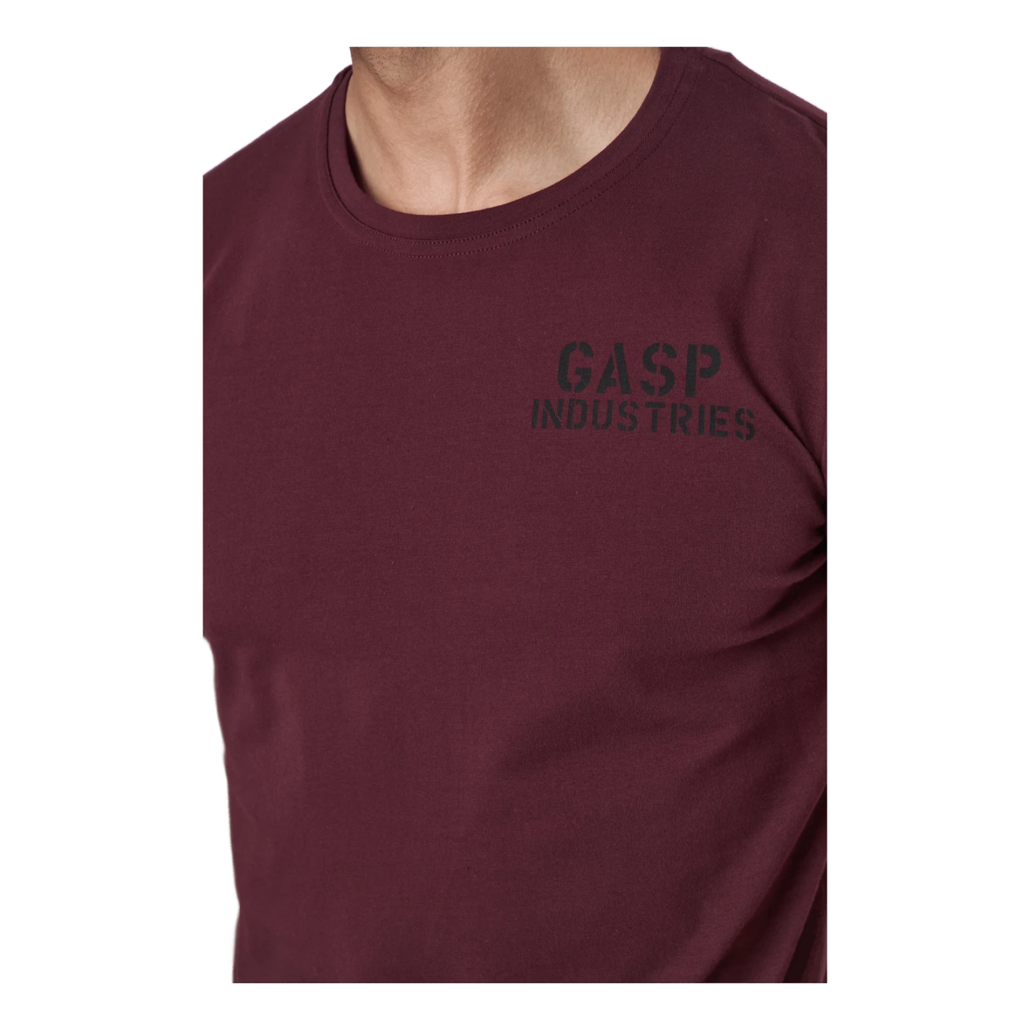 GASP 89 Classic Tap Tee Maroon 6 GASP 89 Classic Tap Tee Maroon - Image 4