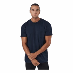 Jack & Jones Jprblatropic Solid Ss Tee Crew Perfect Navy