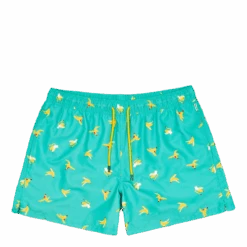 Happy Socks Banana Break Swim Shorts Turquoise