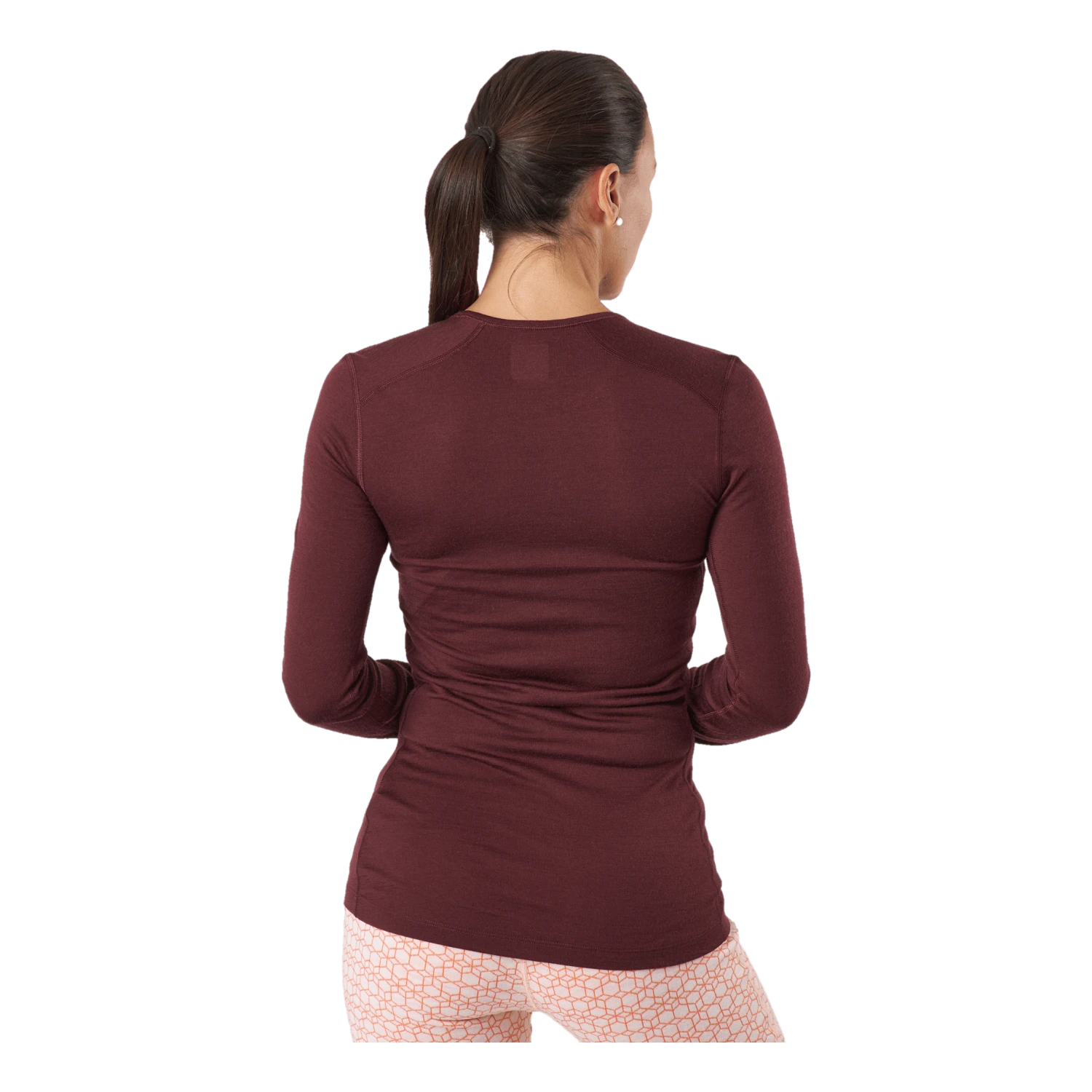 Icebreaker Women 200 Oasis Ls Crewe Espresso 5 Icebreaker Women 200 Oasis Ls Crewe Espresso - Image 3