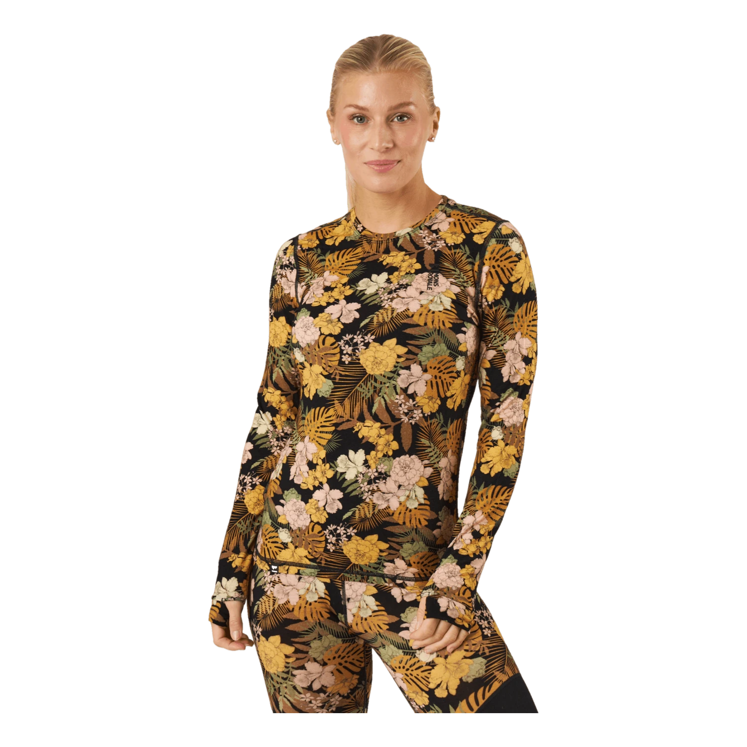 Mons Royale Cascade Merino Flex 200 Ls Floral Camo 3 Mons Royale Cascade Merino Flex 200 Ls Floral Camo