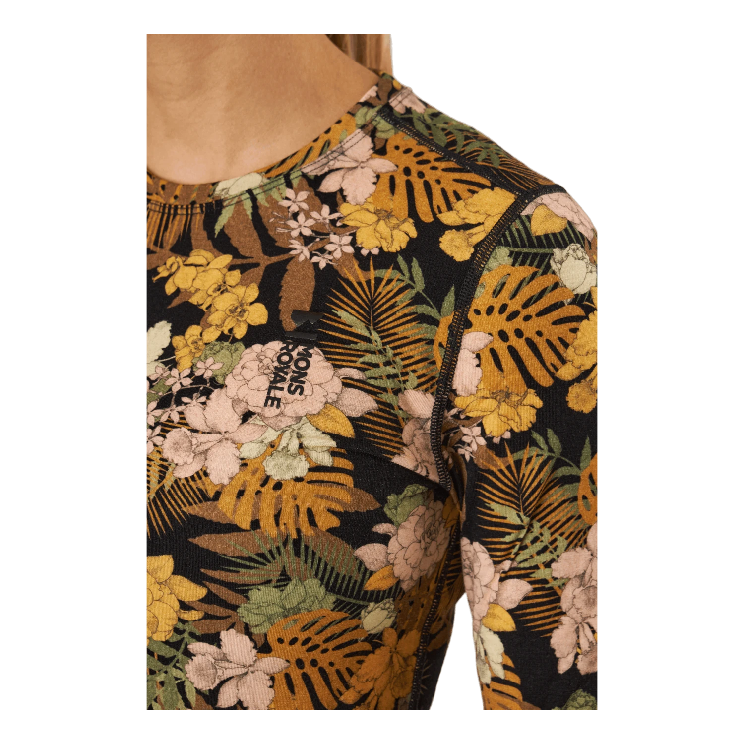 Mons Royale Cascade Merino Flex 200 Ls Floral Camo 6 Mons Royale Cascade Merino Flex 200 Ls Floral Camo - Image 4