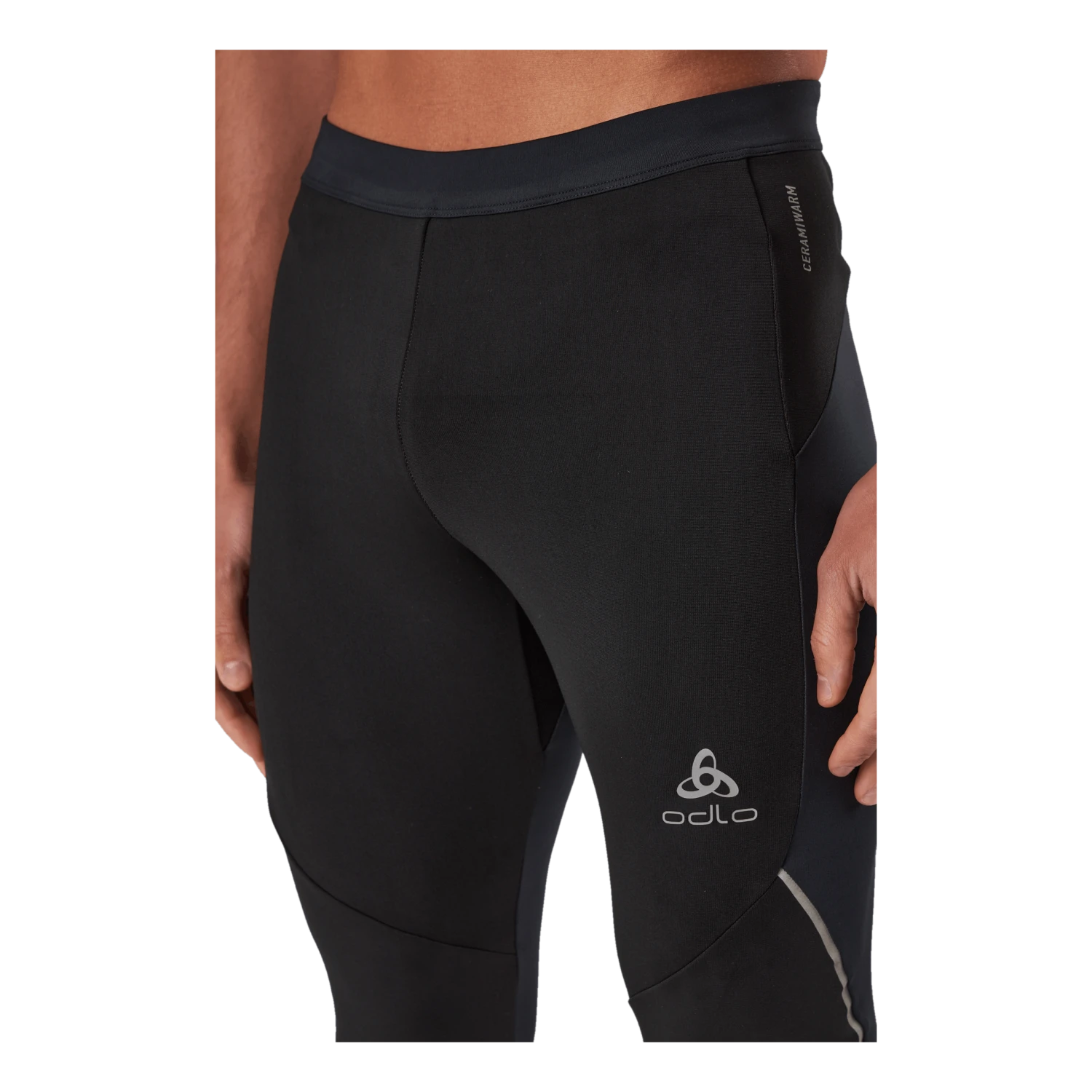 Tights Ceramiwarm Black - Odlo Concrete Grey 6 Tights Ceramiwarm Black - Odlo Concrete Grey - Image 4