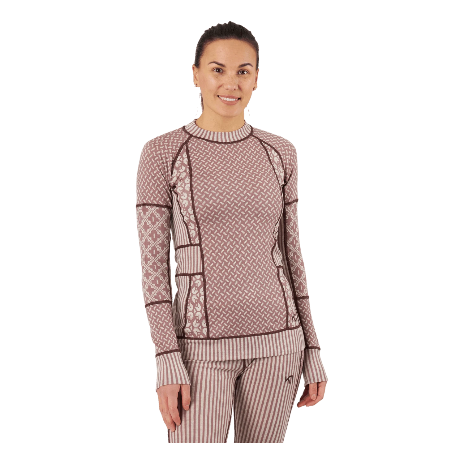 Kari Traa Smekker Ls Taupe 3 Kari Traa Smekker Ls Taupe