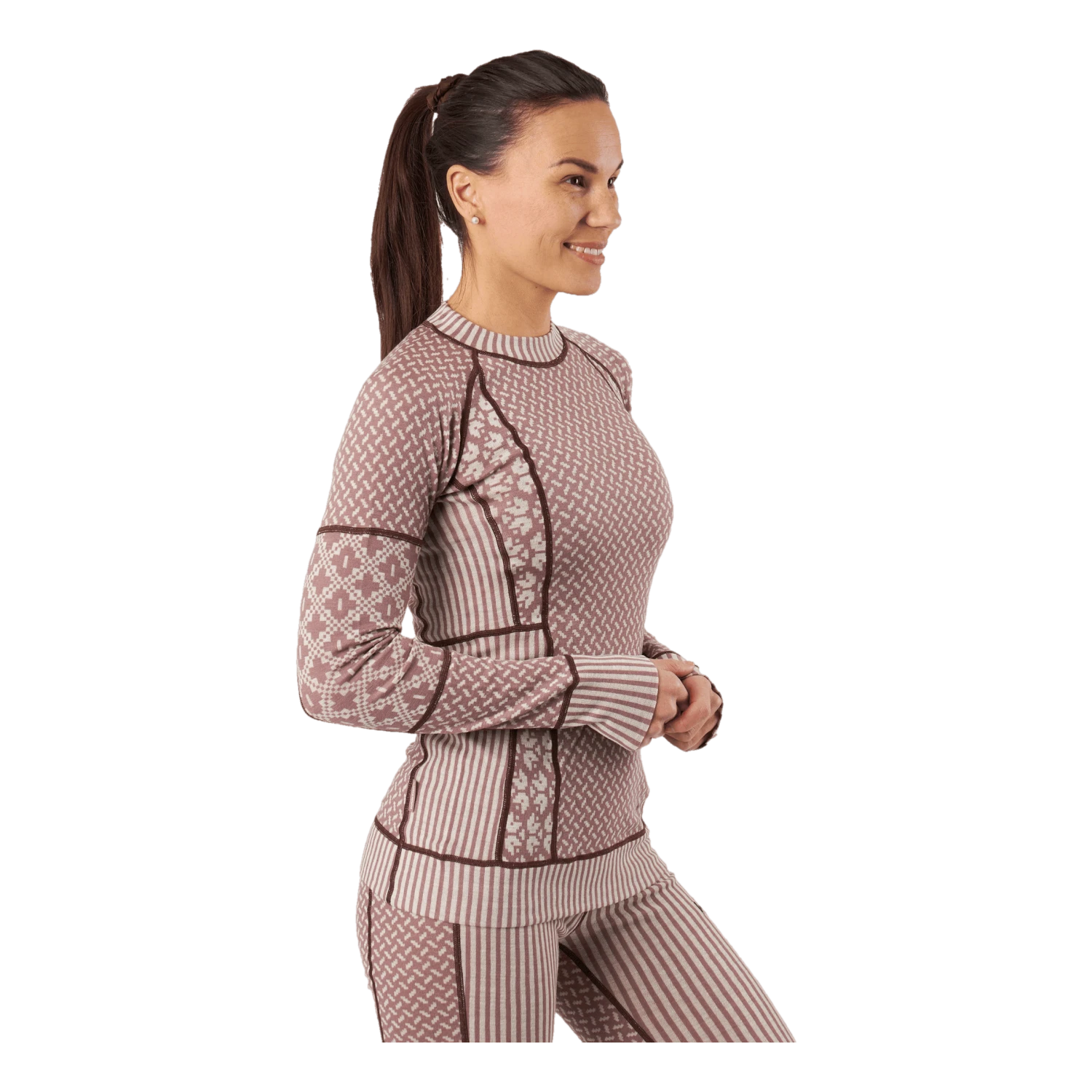 Kari Traa Smekker Ls Taupe 4 Kari Traa Smekker Ls Taupe - Image 2