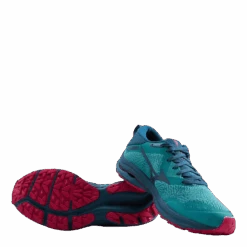 Mizuno Wave Rider Tt W Lagoon/moroccan Blue/pink Peac -BJØRN BORG kauppa 60731 49 008