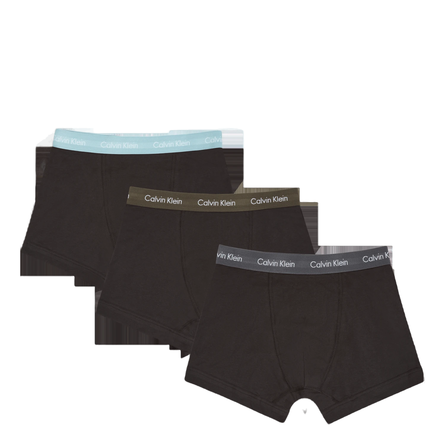 Calvin Klein Trunk 3pk B-sleek Grey/ Tourmaline/ Oliv 3 Calvin Klein Trunk 3pk B-sleek Grey/ Tourmaline/ Oliv