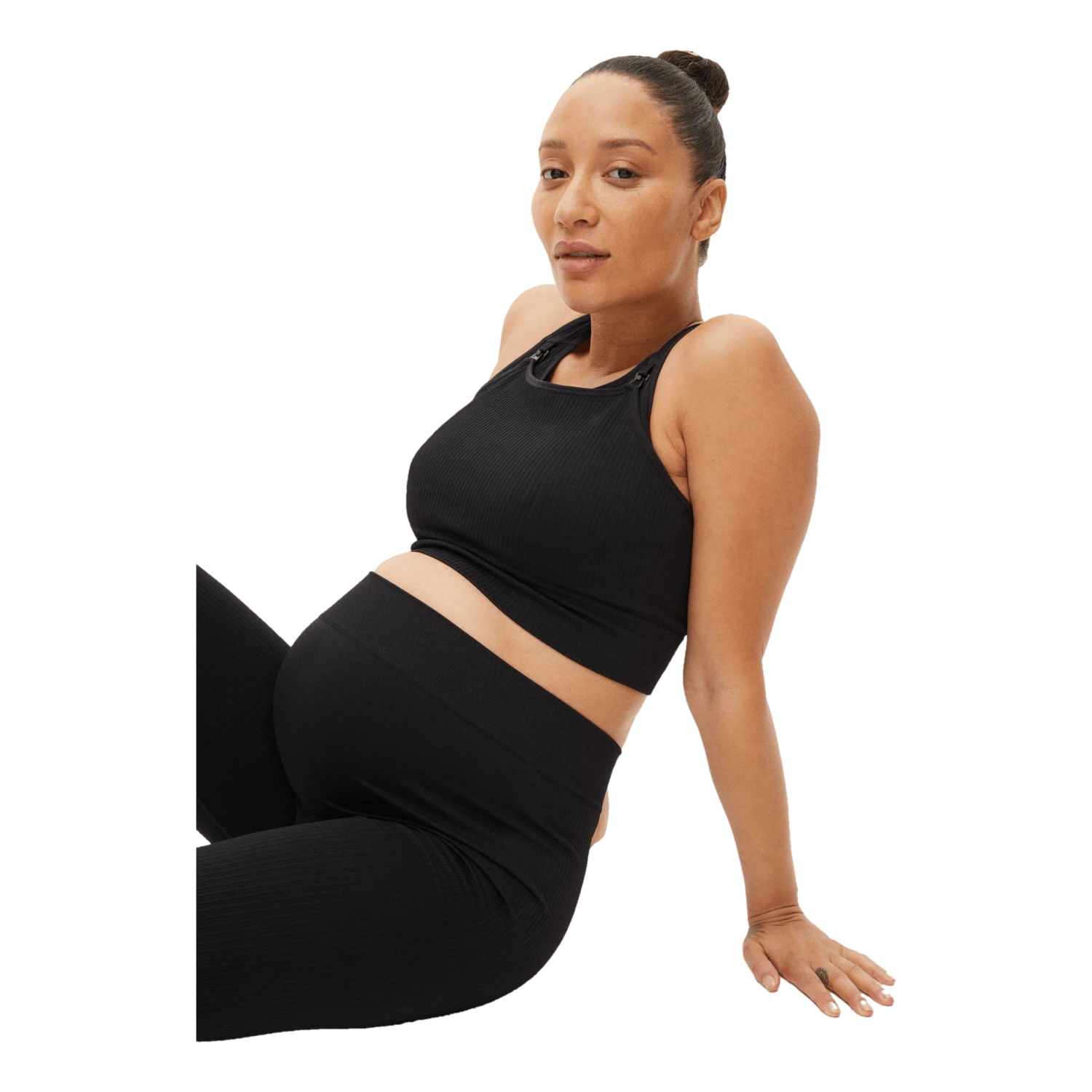Röhnisch Maternity Rib Sportsbra Black 4 Röhnisch Maternity Rib Sportsbra Black - Image 2