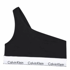 Calvin Klein Unlined Bralette (one Shoulder Black