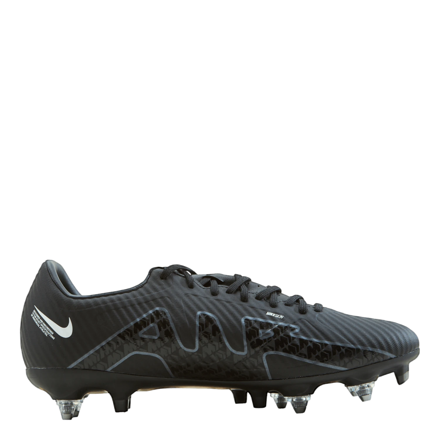 Nike Zoom Mercurial Vapor 15 Academy SG-PRO AC Soft-Ground Soccer Cleat BLACK/DK SMOKE GREY-SUMMIT WHITE-VOLT 5 Nike Zoom Mercurial Vapor 15 Academy SG-PRO AC Soft-Ground Soccer Cleat BLACK/DK SMOKE GREY-SUMMIT WHITE-VOLT - Image 3