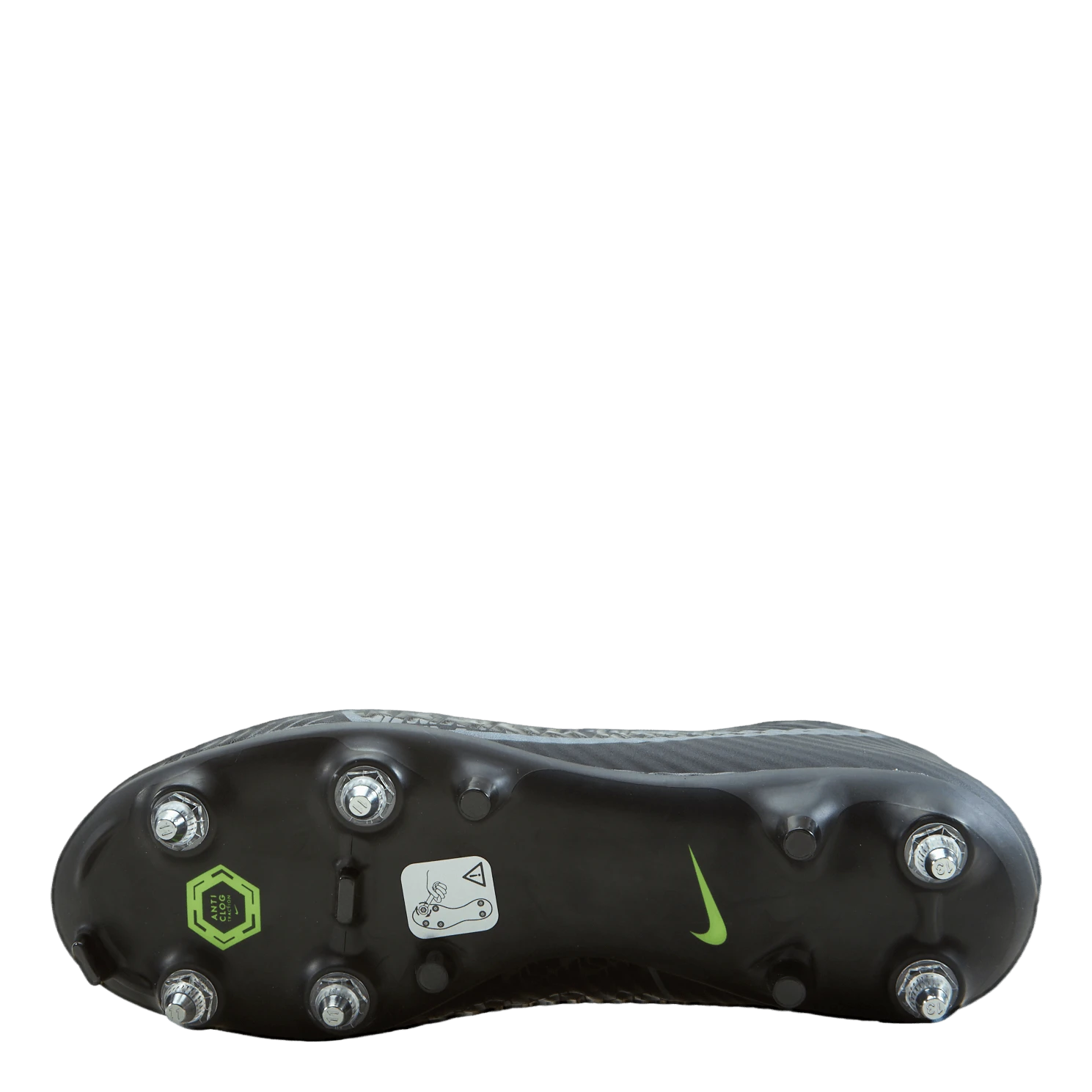 Nike Zoom Mercurial Vapor 15 Academy SG-PRO AC Soft-Ground Soccer Cleat BLACK/DK SMOKE GREY-SUMMIT WHITE-VOLT 6 Nike Zoom Mercurial Vapor 15 Academy SG-PRO AC Soft-Ground Soccer Cleat BLACK/DK SMOKE GREY-SUMMIT WHITE-VOLT - Image 4