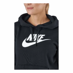 Nike Sportswear Club Fleece Women's Logo Pullover Hoodie BLACK/WHITE 10 Nike Sportswear Club Fleece Women's Logo Pullover Hoodie BLACK/WHITE -BJØRN BORG kauppa 60737 87 004