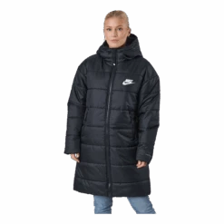Nike W Nsw Syn Tf Rpl Hd Parka Black/black/white