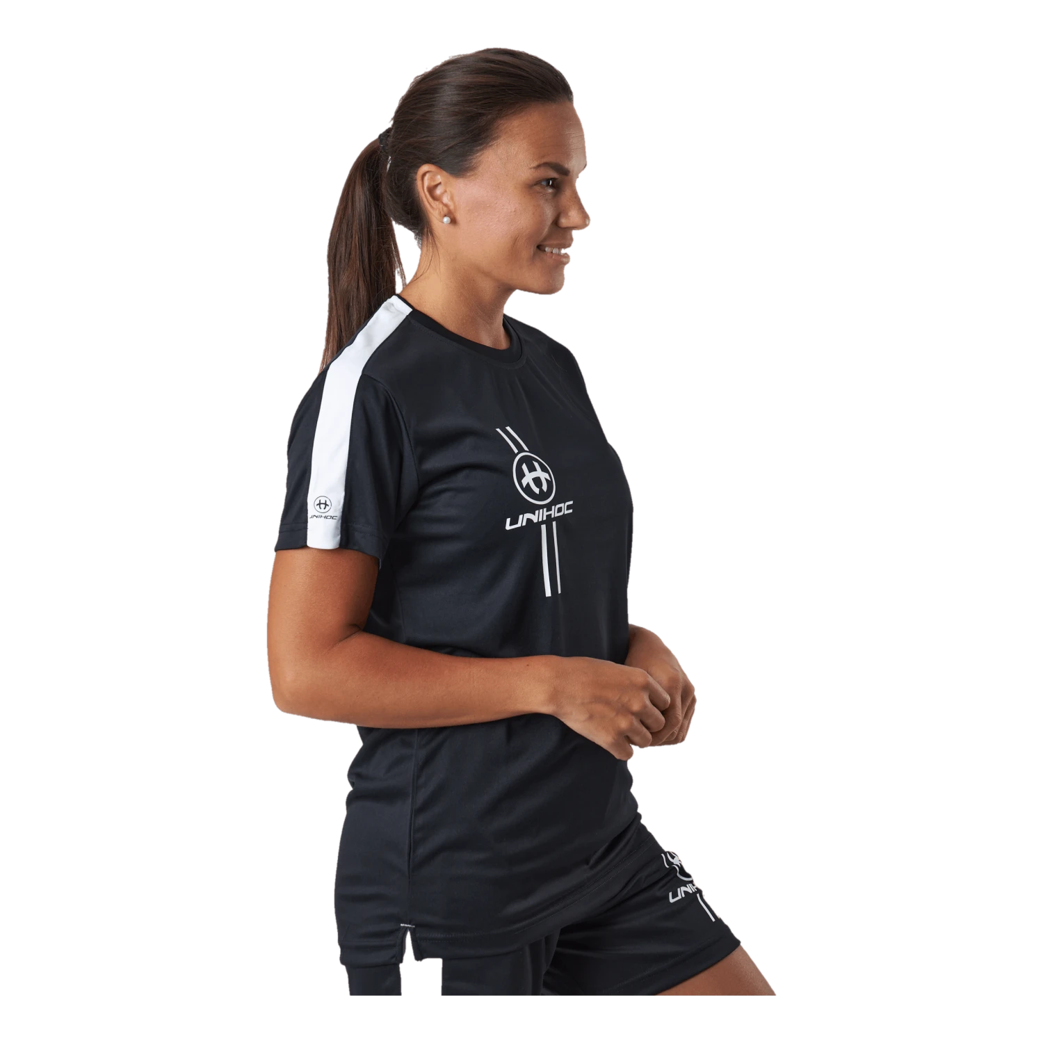 Unihoc T-shirt Arrow Black/white Black/white 4 Unihoc T-shirt Arrow Black/white Black/white - Image 2