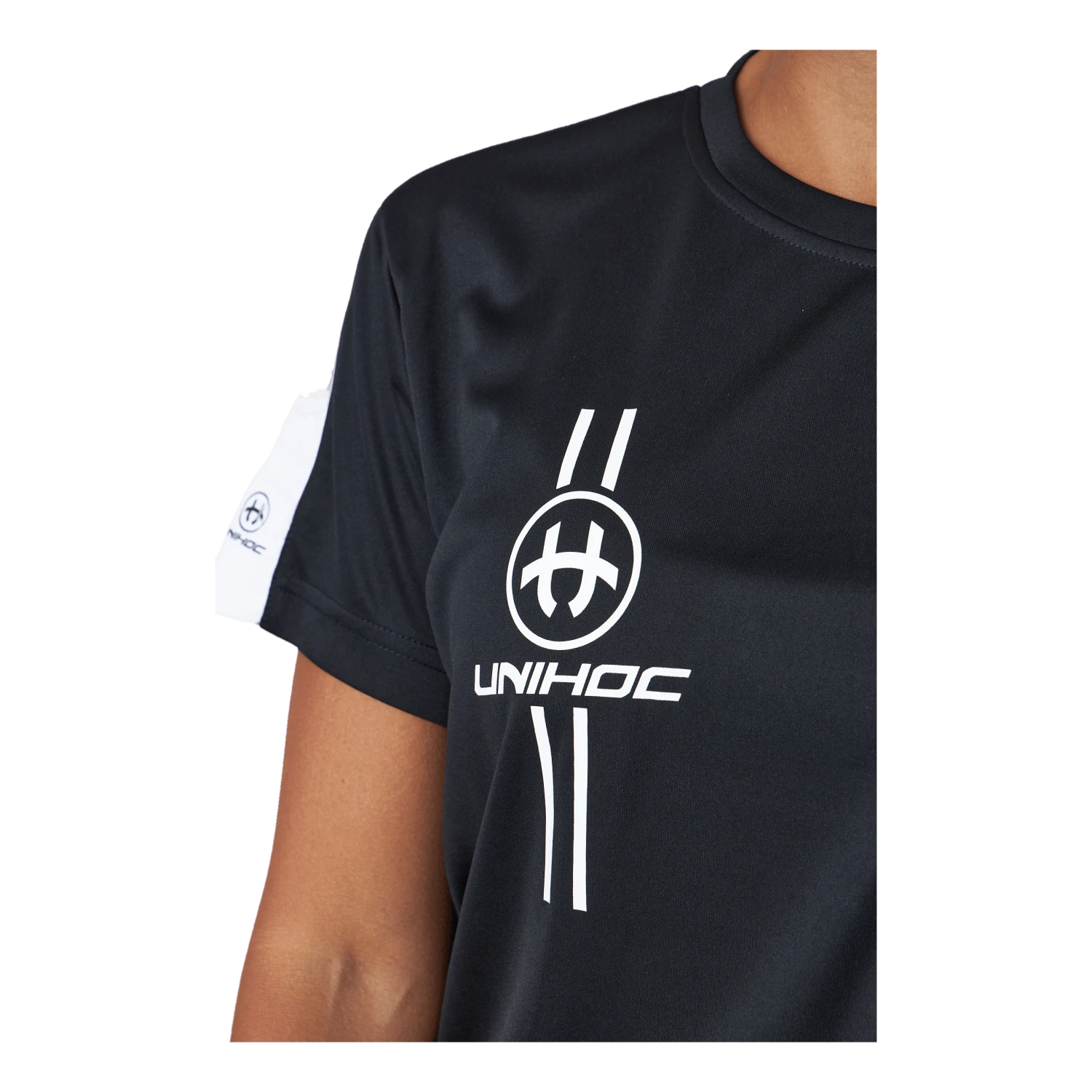 Unihoc T-shirt Arrow Black/white Black/white 6 Unihoc T-shirt Arrow Black/white Black/white - Image 4