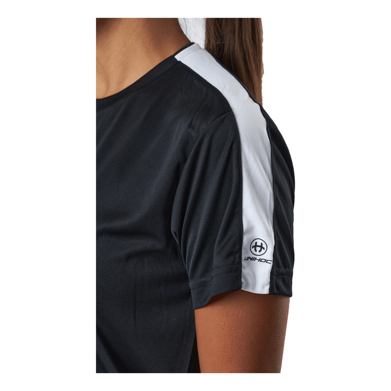 Unihoc T-shirt Arrow Black/white Black/white 7 Unihoc T-shirt Arrow Black/white Black/white - Image 5