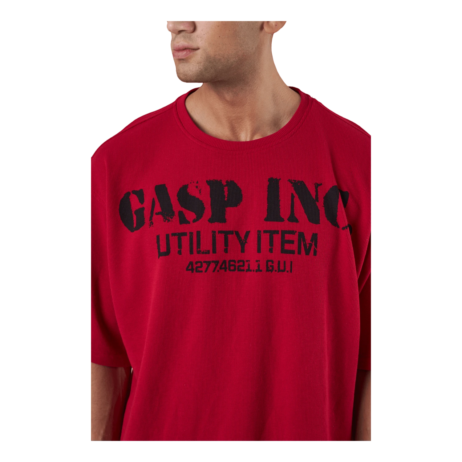 GASP Iron Thermal Tee Chili Red 7 GASP Iron Thermal Tee Chili Red - Image 5