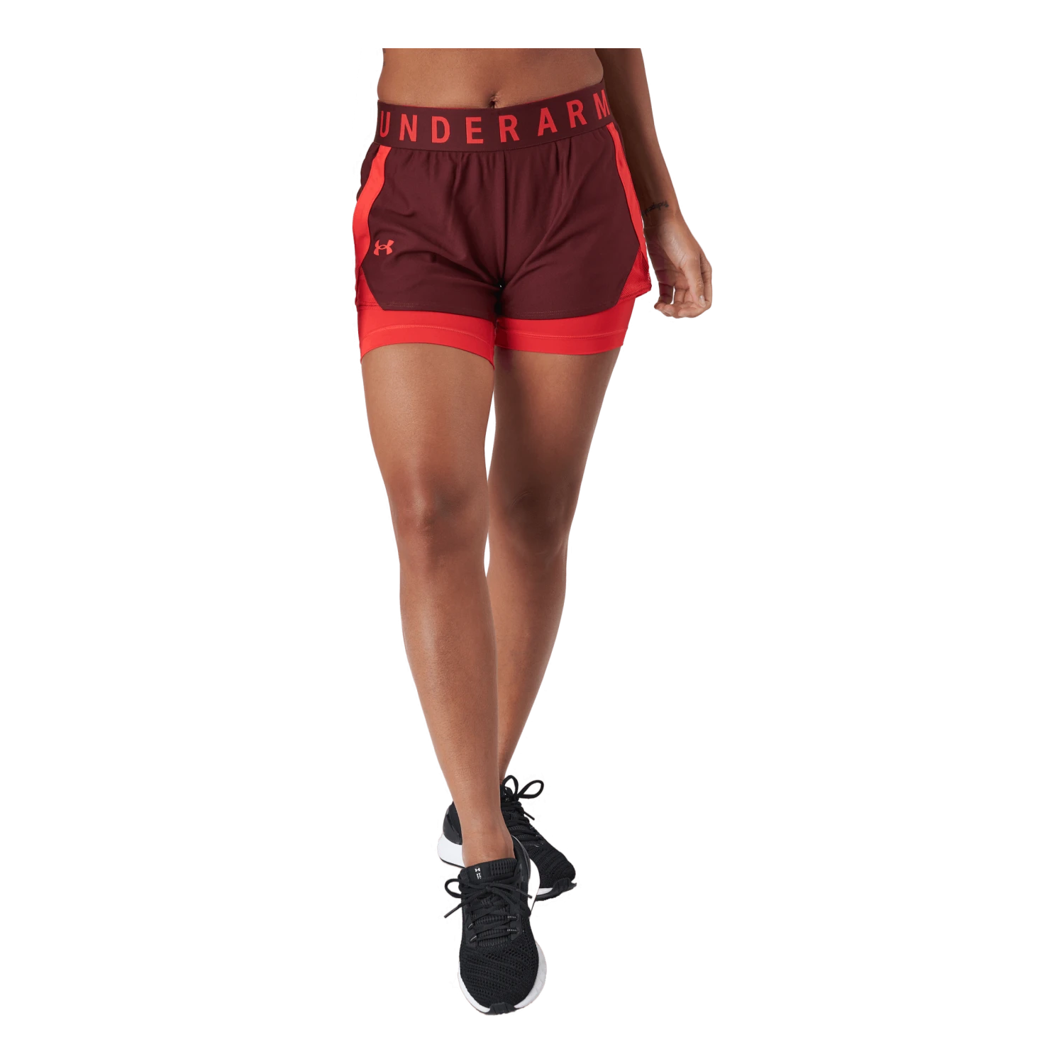 Under Armour Play Up 2-in-1 Shorts Chestnut Red 3 Under Armour Play Up 2-in-1 Shorts Chestnut Red