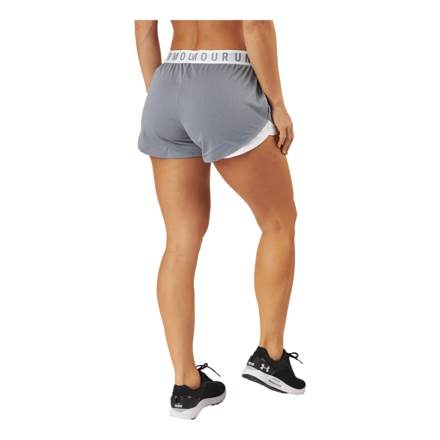 Under Armour Play Up Shorts 3.0 True Gray Heather 6 Under Armour Play Up Shorts 3.0 True Gray Heather - Image 4