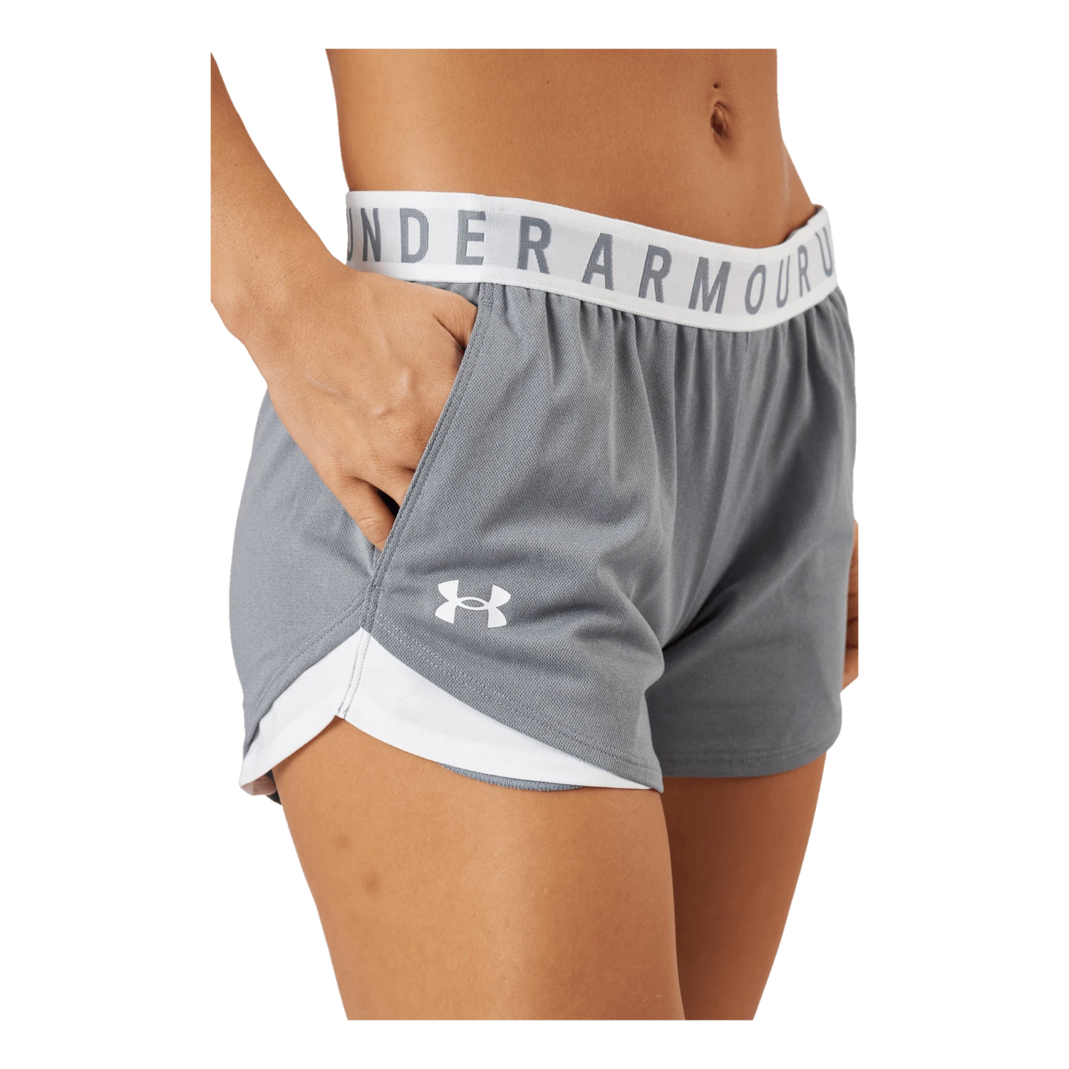 Under Armour Play Up Shorts 3.0 True Gray Heather 7 Under Armour Play Up Shorts 3.0 True Gray Heather - Image 5