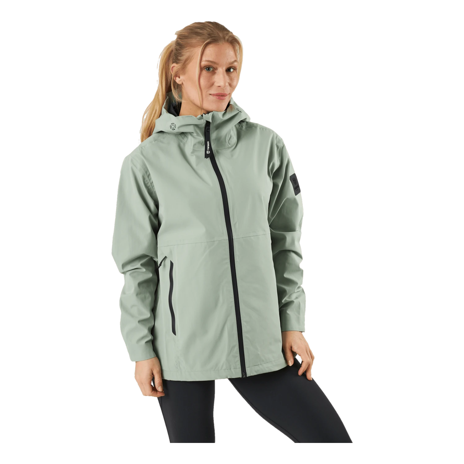 Tenson Misty Shell W Jackets Grey Green 3 Tenson Misty Shell W Jackets Grey Green