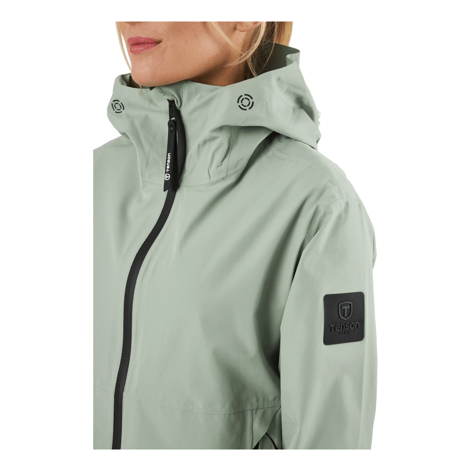 Tenson Misty Shell W Jackets Grey Green 8 Tenson Misty Shell W Jackets Grey Green - Image 6
