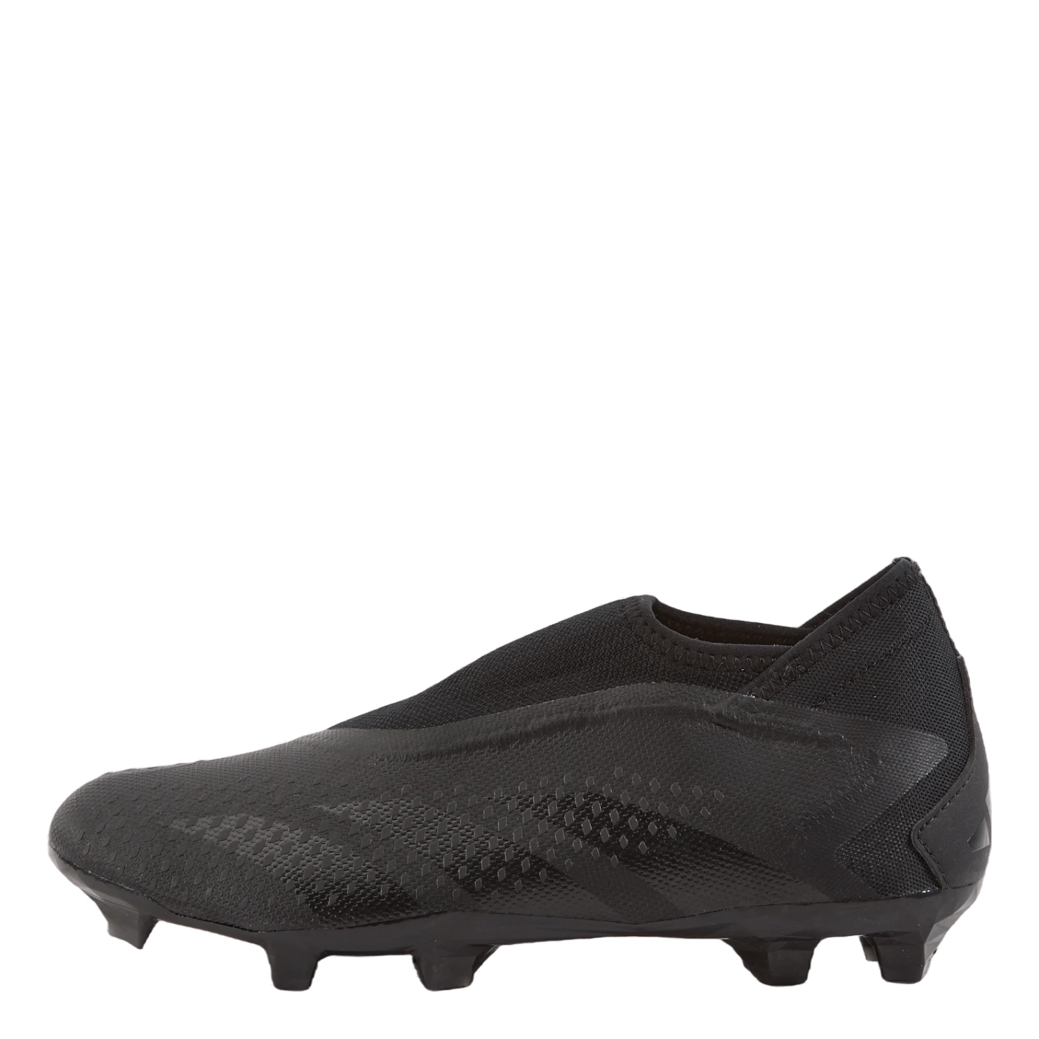 ADIDAS Predator Accuracy.3 Laceless Firm Ground Boots Core Black 3 ADIDAS Predator Accuracy.3 Laceless Firm Ground Boots Core Black