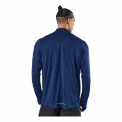 ADIDAS Own The Run 1/2 Zip Long-Sleeve Top Dark Blue -BJØRN BORG kauppa 60928 94 003