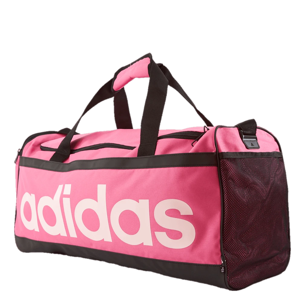 ADIDAS Essentials Linear Duffel Bag Medium Pulmag/Black/Clpink 4 ADIDAS Essentials Linear Duffel Bag Medium Pulmag/Black/Clpink - Image 2