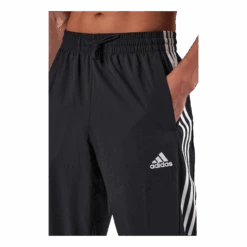 ADIDAS AEROREADY Essentials Tapered Cuff Woven 3-Stripes Joggers Black -BJØRN BORG kauppa 60931 55 004
