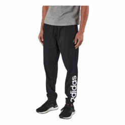 ADIDAS Essentials Single Jersey Tapered Elasticized Cuff Logo Joggers Black