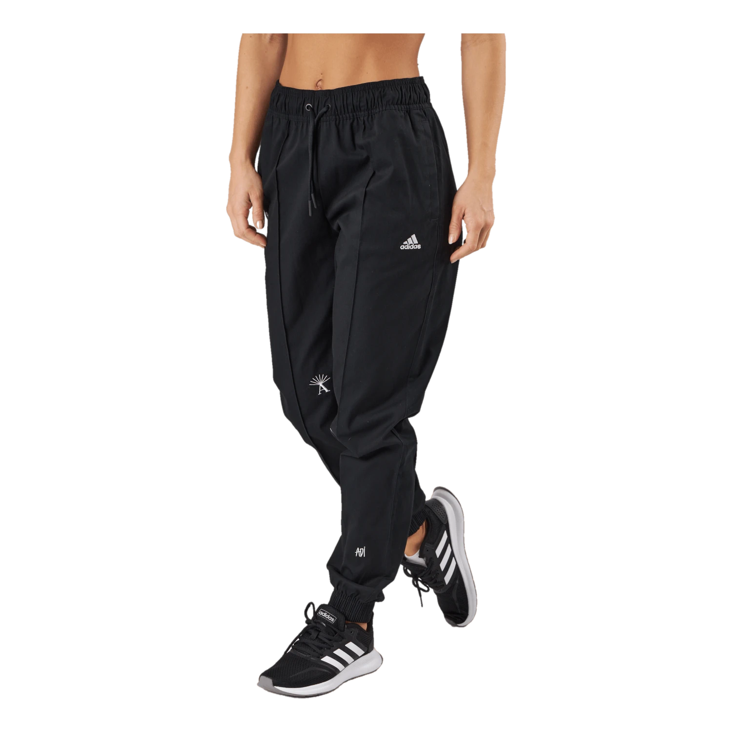 ADIDAS Loose Trousers With Healing Crystals-Inspired Graphics Black 4 ADIDAS Loose Trousers With Healing Crystals-Inspired Graphics Black - Image 2