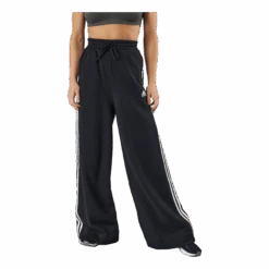 ADIDAS Essentials 3-Stripes French Terry Wide Joggers Black